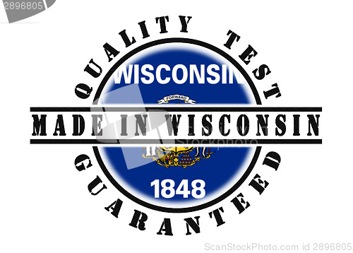 Image of Quality test guaranteed stamp 