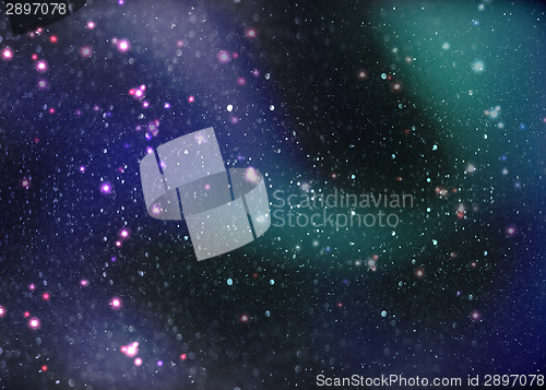 Image of Fantasy deep space nebula with stars