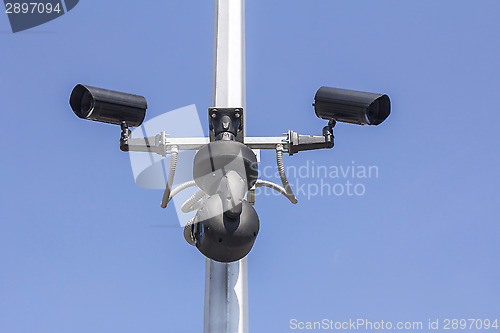 Image of Three security camera