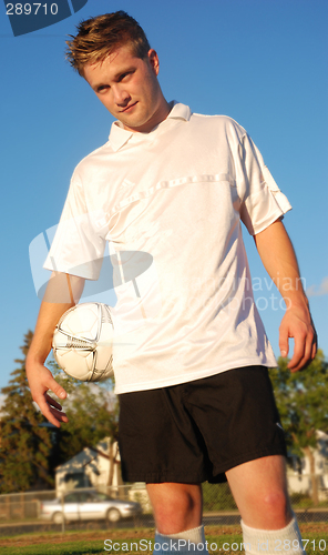 Image of 
A soccer player in a field

A soccer player in a field
Soccer/F