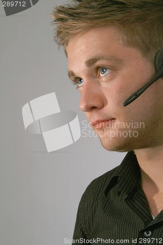 Image of Man in Headset