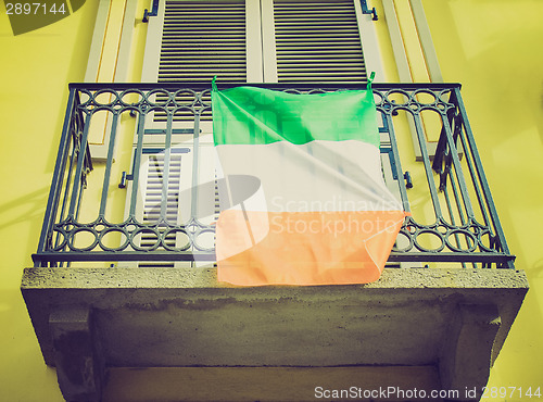 Image of Retro look Irish flag