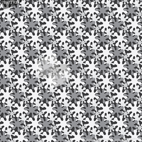 Image of Vector monochrome seamless background from blots