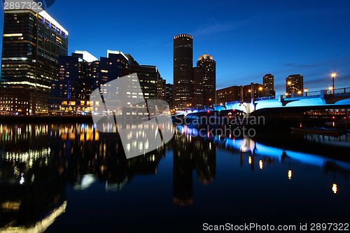 Image of Boston night