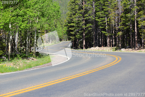 Image of Rocky Mountains road