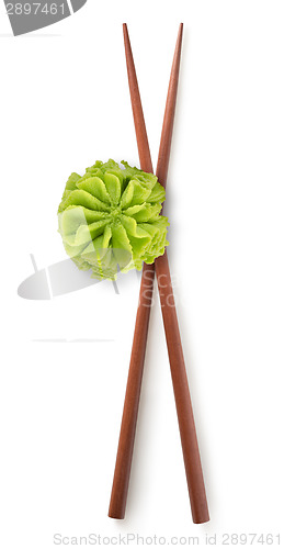 Image of Chinese sticks and wasabi