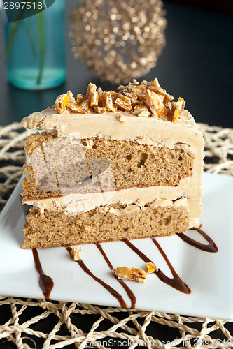 Image of Almond Toffee Cake