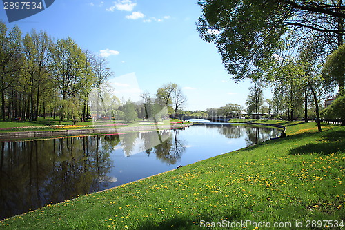 Image of Beautiful spring landscape