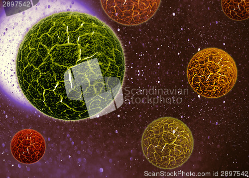 Image of 3d cell virus