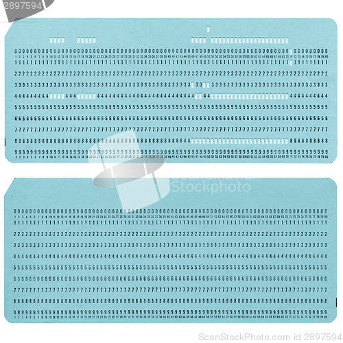 Image of Punched card