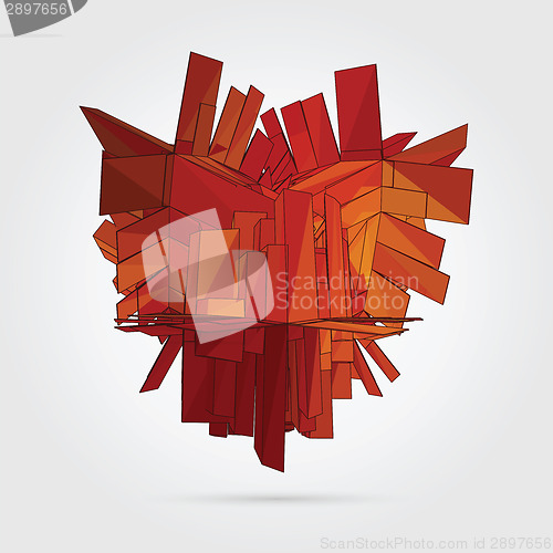 Image of  Vector. Abstract 3D geometric illustration.