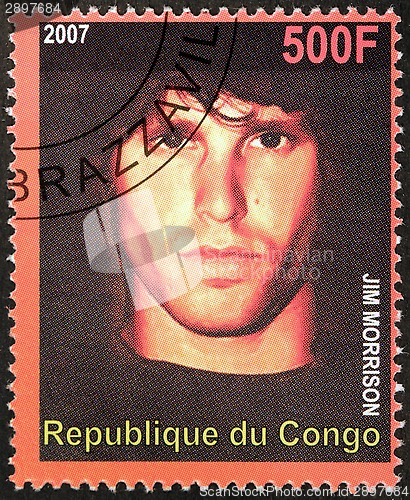 Image of Jim Morrison Stamp