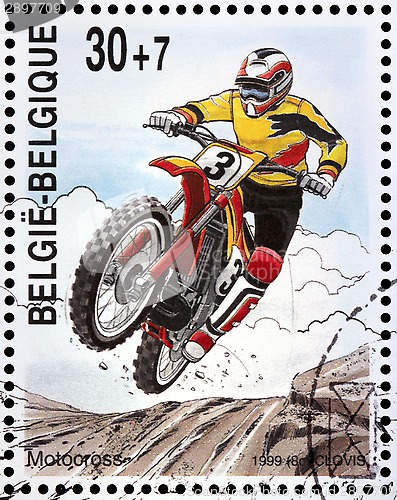 Image of Motocross Stamp