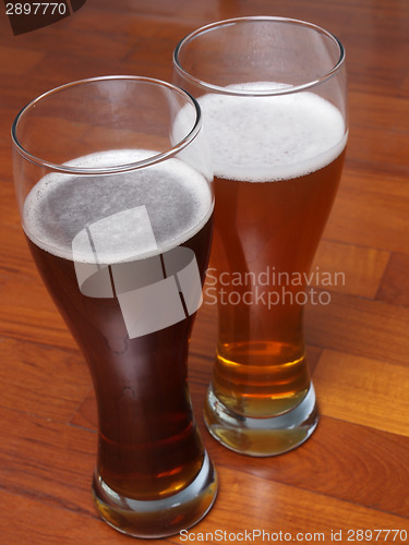 Image of Two glasses of German beer