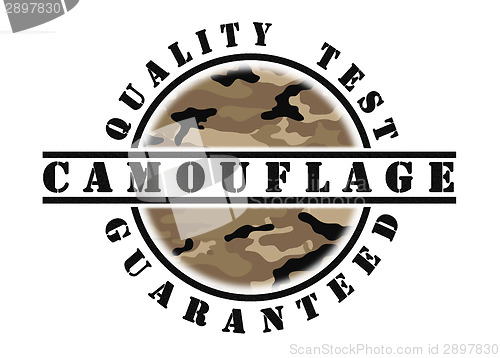 Image of Quality test guaranteed stamp 