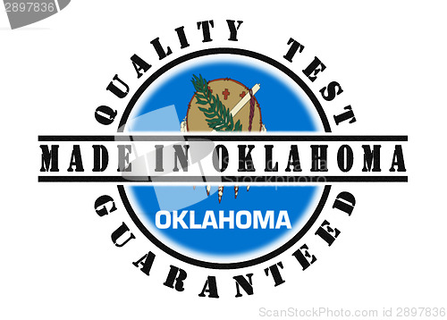 Image of Quality test guaranteed stamp 