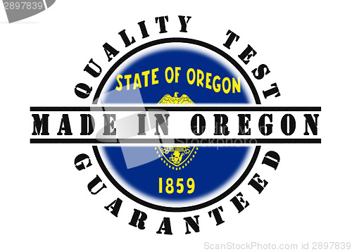 Image of Quality test guaranteed stamp 