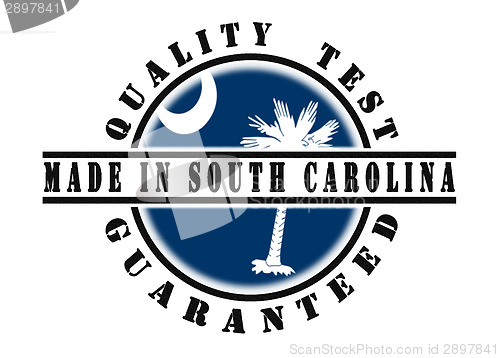 Image of Quality test guaranteed stamp 