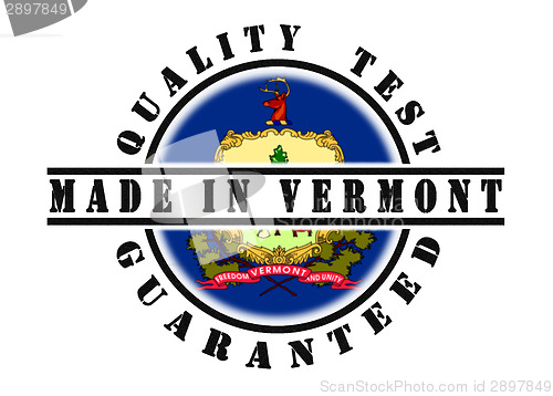 Image of Quality test guaranteed stamp 