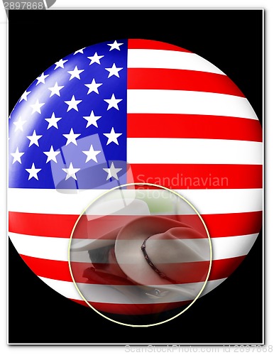 Image of American patriotism template
