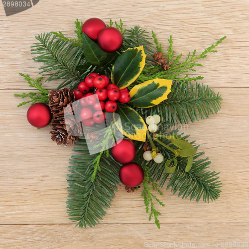 Image of Christmas Floral Decoration