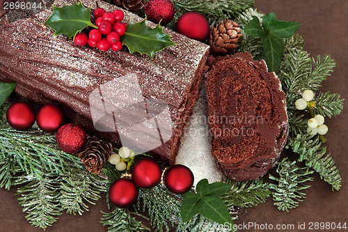 Image of Chocolate Log Cake