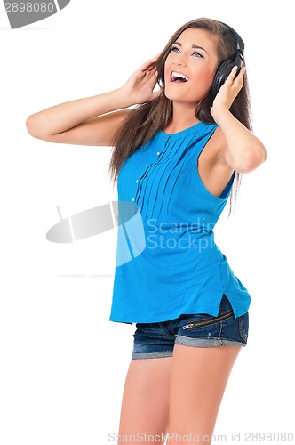 Image of Girl with headphones