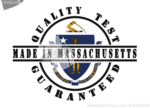 Image of Quality test guaranteed stamp 