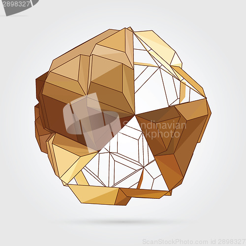 Image of  Vector. Abstract 3D geometric illustration.