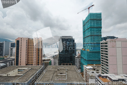 Image of office buildings at day, hongkong