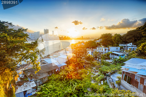 Image of Sunset in Hong Kong