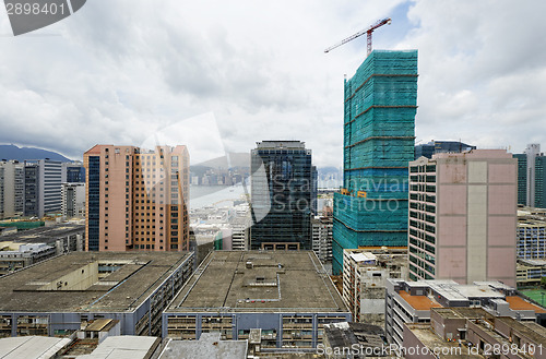 Image of office buildings at day, hongkong