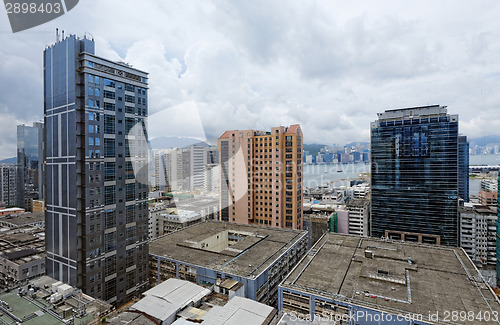Image of office buildings at day, hongkong
