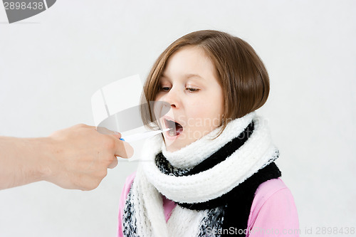 Image of Flu teenager girl