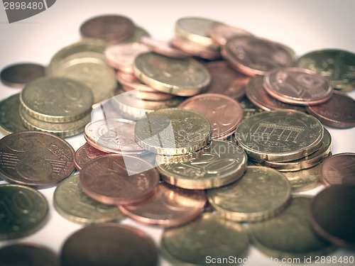 Image of Retro look Euro coin