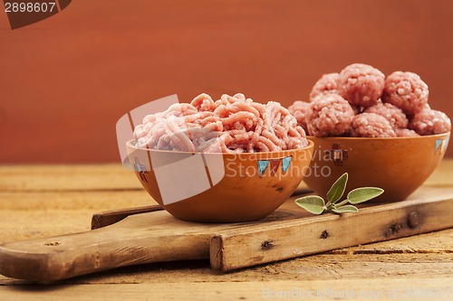 Image of Raw meatballs