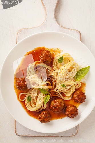 Image of Pasta with meatballs 