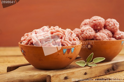 Image of Raw meatballs