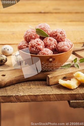 Image of Raw meatballs