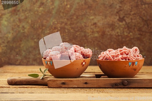 Image of Raw meatballs