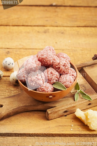 Image of Raw meatballs