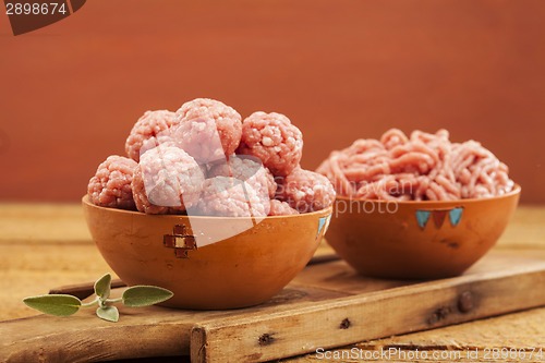 Image of Raw meatballs