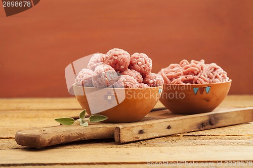 Image of Raw meatballs