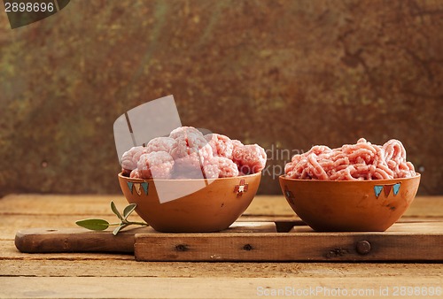 Image of Raw meatballs