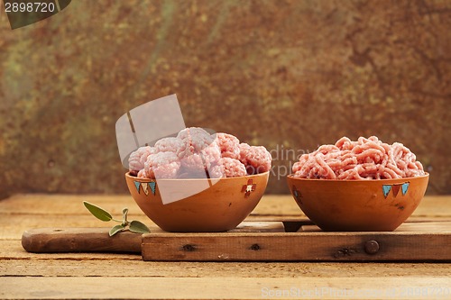 Image of Raw meatballs