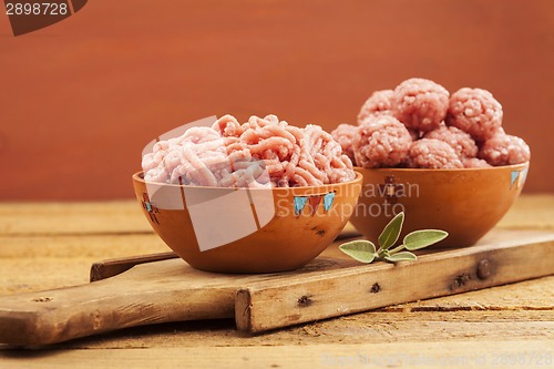 Image of Raw meatballs