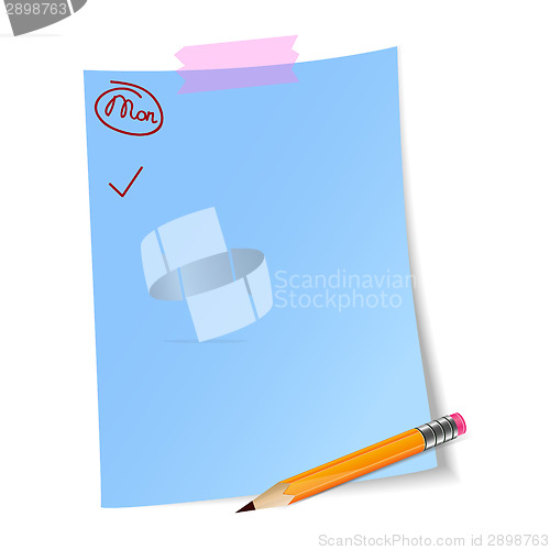 Image of Daily planning paper