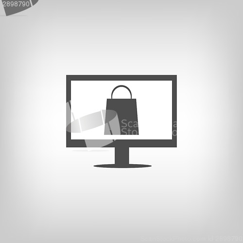 Image of Online shopping sign