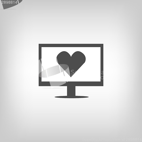 Image of Virtual love sign