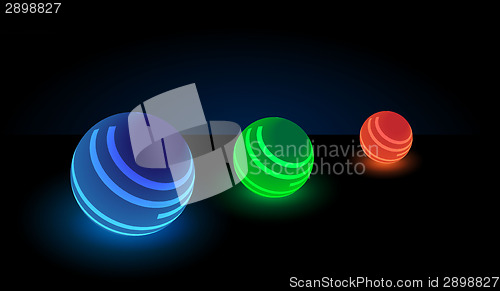 Image of Luminous balls